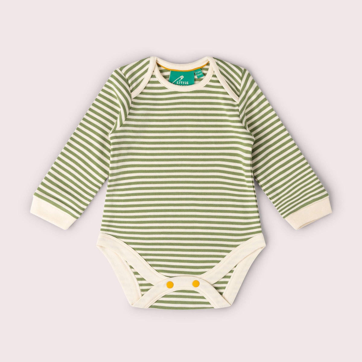 Little Green Radicals Organic Cotton Bodysuit 2 Pack - Olive Ducks