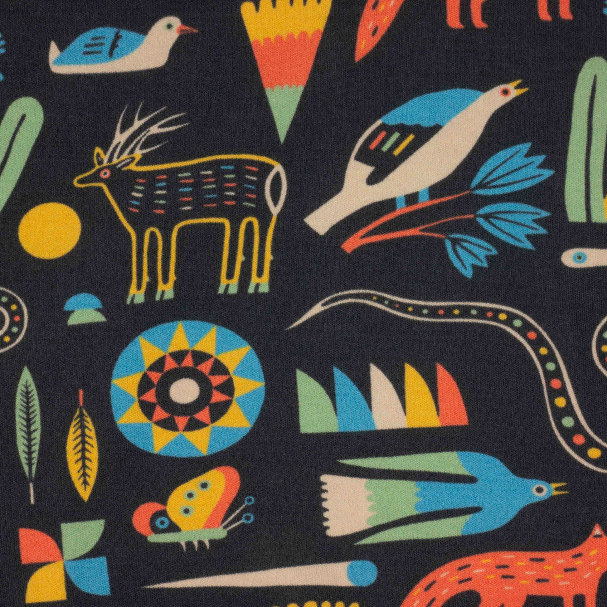 Big Kid Print Joggers - Organic Cotton | Peace House Studio