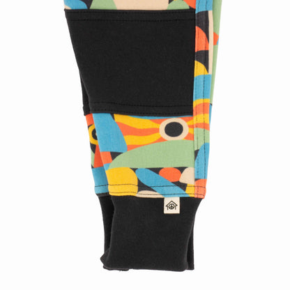 Big Kid Print Joggers - Organic Cotton | Peace House Studio