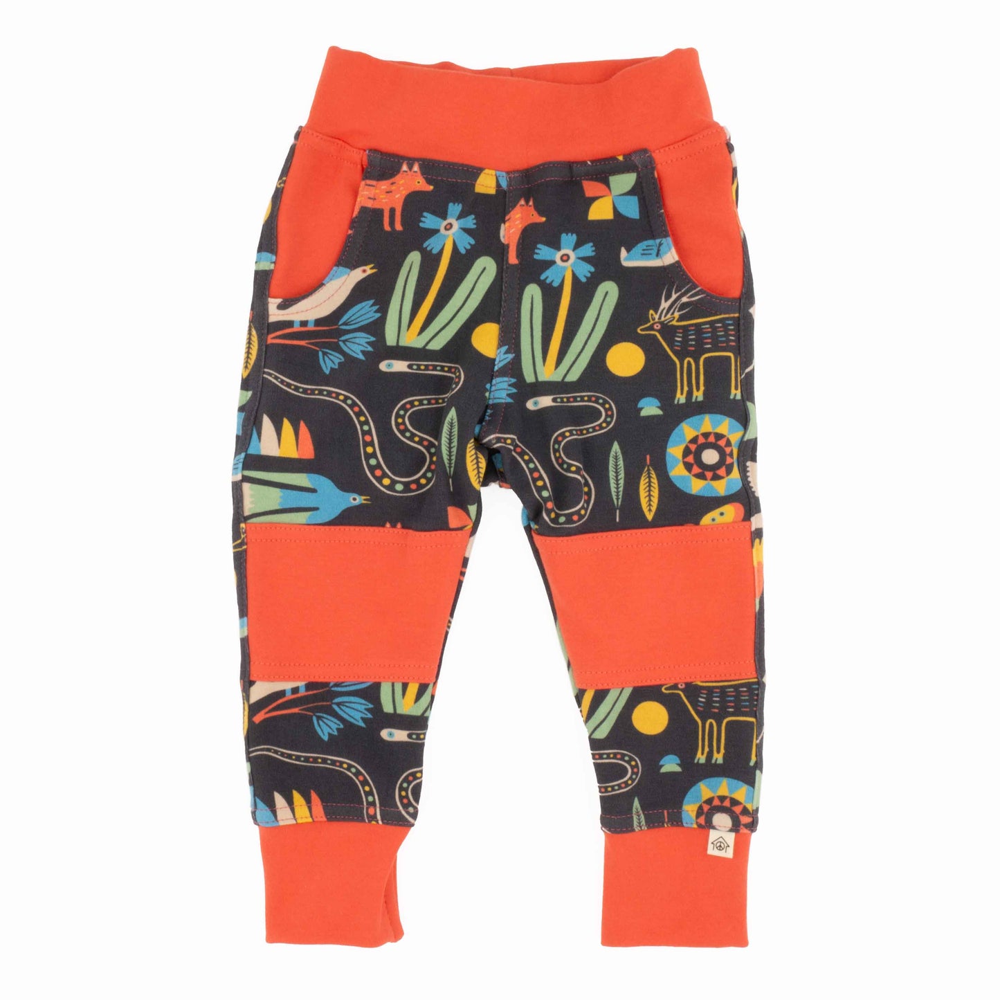Big Kid Print Joggers - Organic Cotton | Peace House Studio