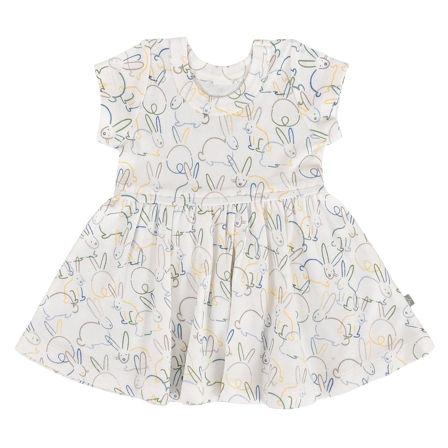 Bunnies Organic Cotton Twirl Dress - Finn + Emma