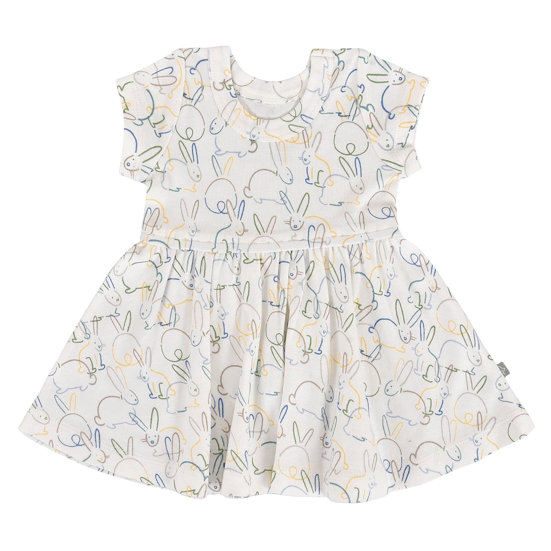 Bunnies Organic Cotton Twirl Dress - Finn + Emma
