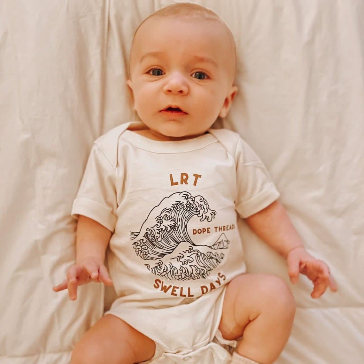 Little Rad Things Organic Baby Bodysuit- DOPE THREADS SWELL DAYS