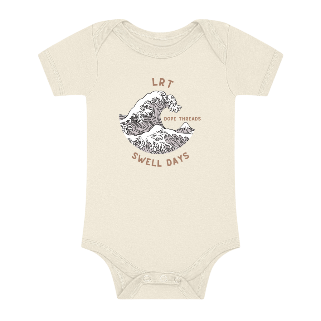 Little Rad Things Organic Baby Bodysuit- DOPE THREADS SWELL DAYS