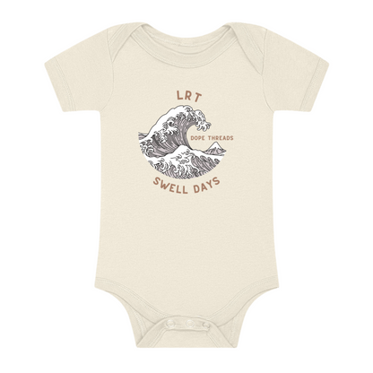 Little Rad Things Organic Baby Bodysuit- DOPE THREADS SWELL DAYS