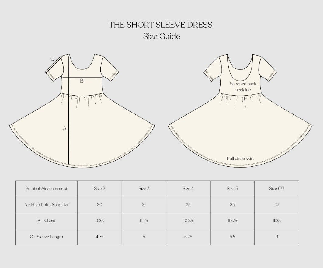 Girls Organic Cotton 3/4 Sleeve Twirl Dress - Pale Purple Petals | Good Apples Kids