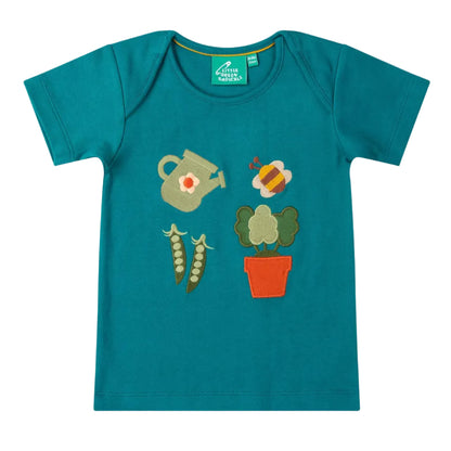 Organic Cotton Short Sleeve T-Shirt - Spring Garden | Little Green Radicals