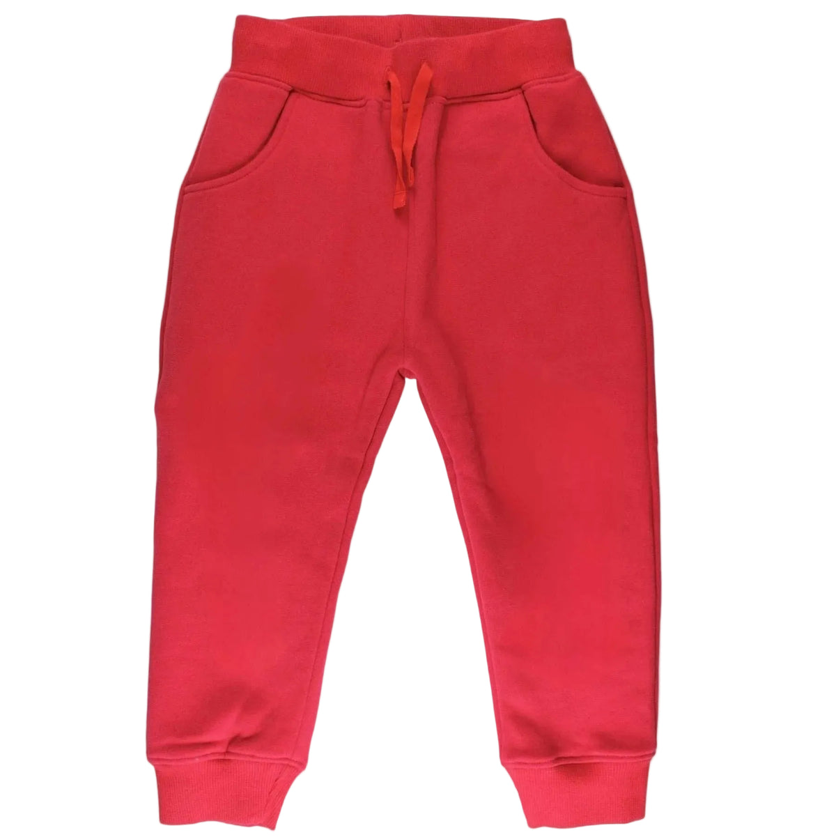 Toby Tiger Organic Cotton Joggers - Red