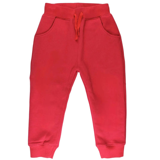 Toby Tiger Organic Cotton Joggers - Red