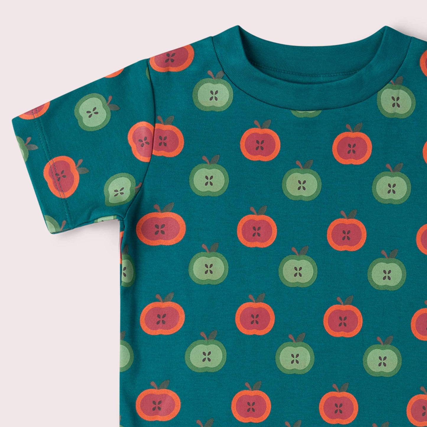 Organic Cotton Short Sleeve T-Shirt - Apples | Little Green Radicals