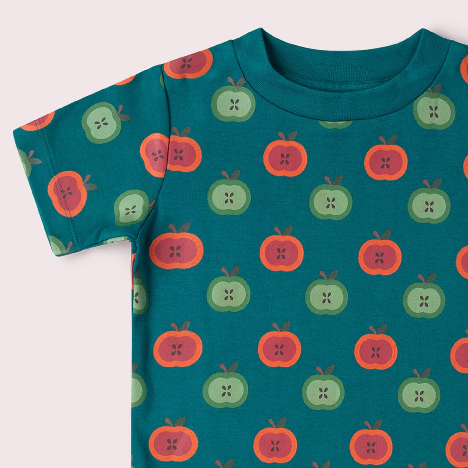 Organic Cotton Short Sleeve T-Shirt - Apples | Little Green Radicals