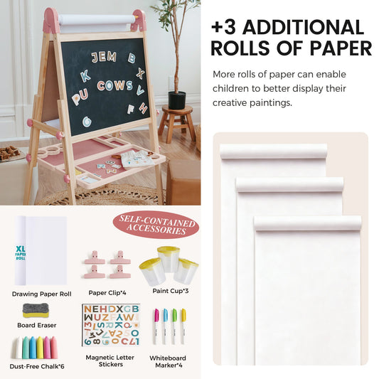 Magnitales Easel & Paper Roll Set