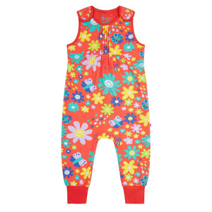 Piccalilly organic Dungarees- flower power