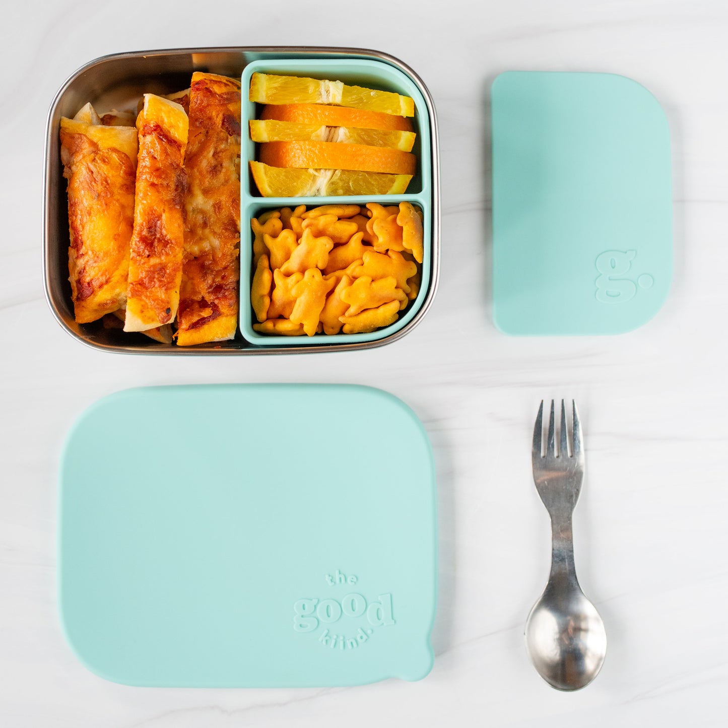 Stainless Steel Bento Box, Plastic-Free
