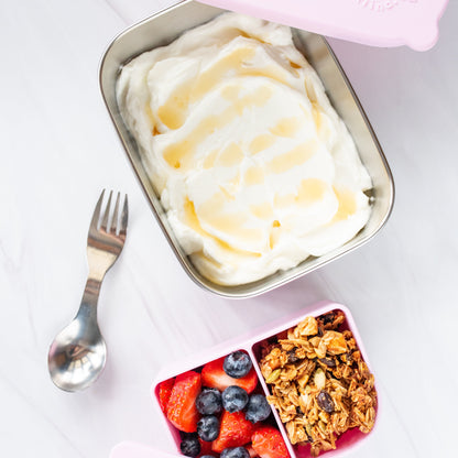 Stainless Steel Bento Box, Plastic-Free