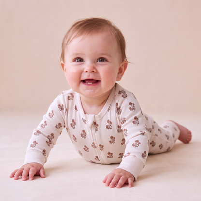 Organic Cotton 2-Way Zip Romper - Loom