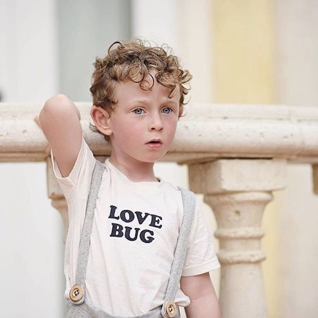 Tenth & Pine organic Short-sleeved t-shirt- love bug*