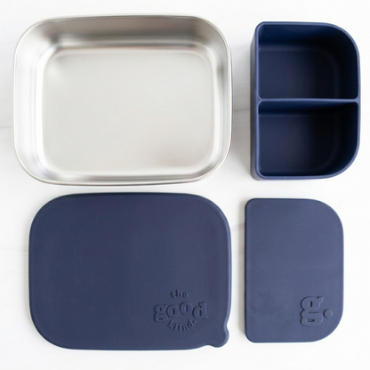 Stainless Steel Bento Box, Plastic-Free