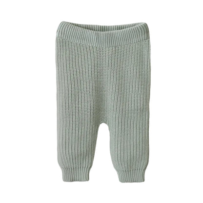 Organic Cotton Chunky Knit Baby Pants | Mushie