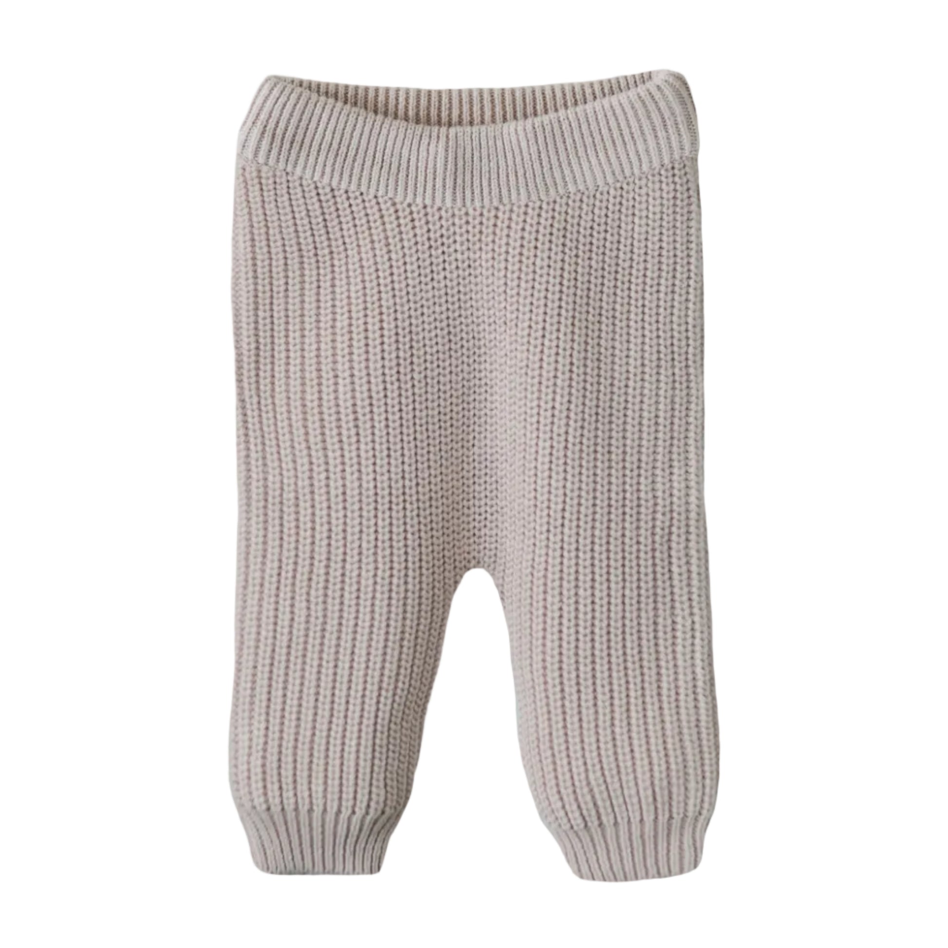 Organic Cotton Chunky Knit Baby Pants | Mushie
