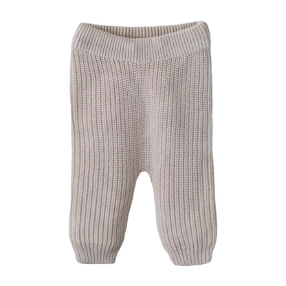 Organic Cotton Chunky Knit Baby Pants | Mushie