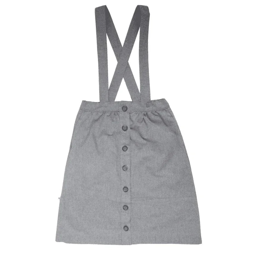 Organic Cotton 2-in-1 Kids Pinafore Skirt | Jackalo