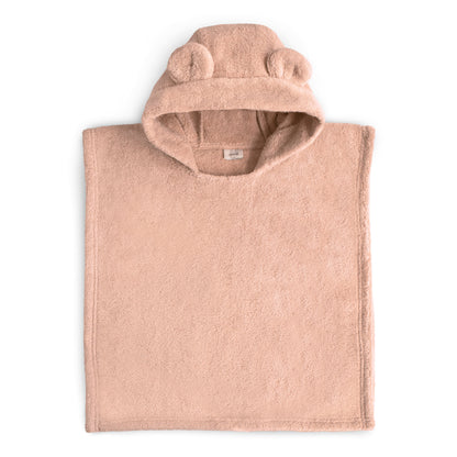 Mushie Organic Cotton Hooded Poncho Towel With Bear Ears