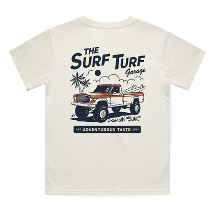 Little Rad Things Organic Boys' Short-Sleeved T-shit- RAD SURF TURF