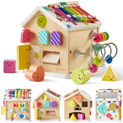 Cottage Activity Cube - Rainbow