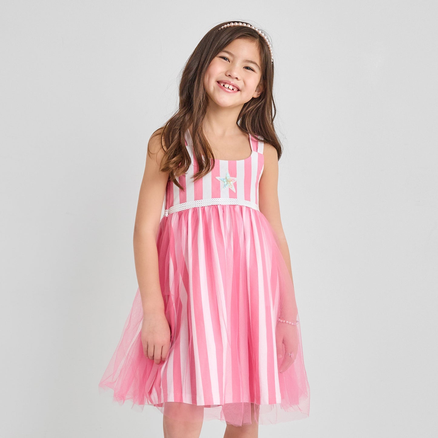 Organic Cotton Stars & Stripes Tank Dress