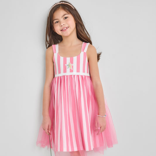 Organic Cotton Stars & Stripes Tank Dress