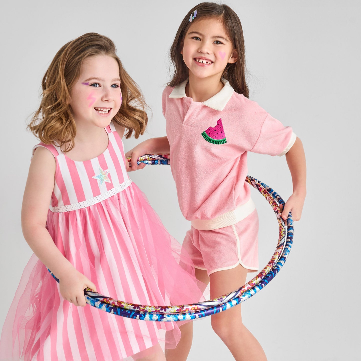Organic Cotton Terry Polo - Watermelon