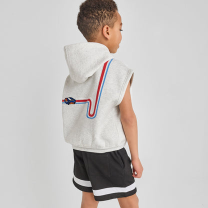 Organic Cotton Black Striped Shorts