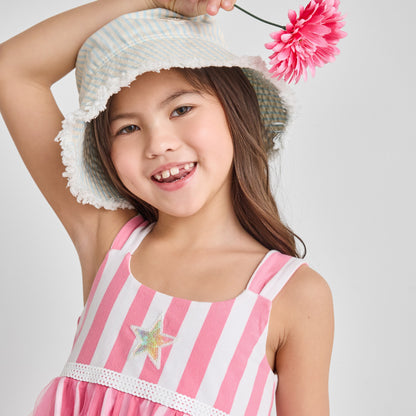 Organic Cotton Tank Dress - Star & Stripes
