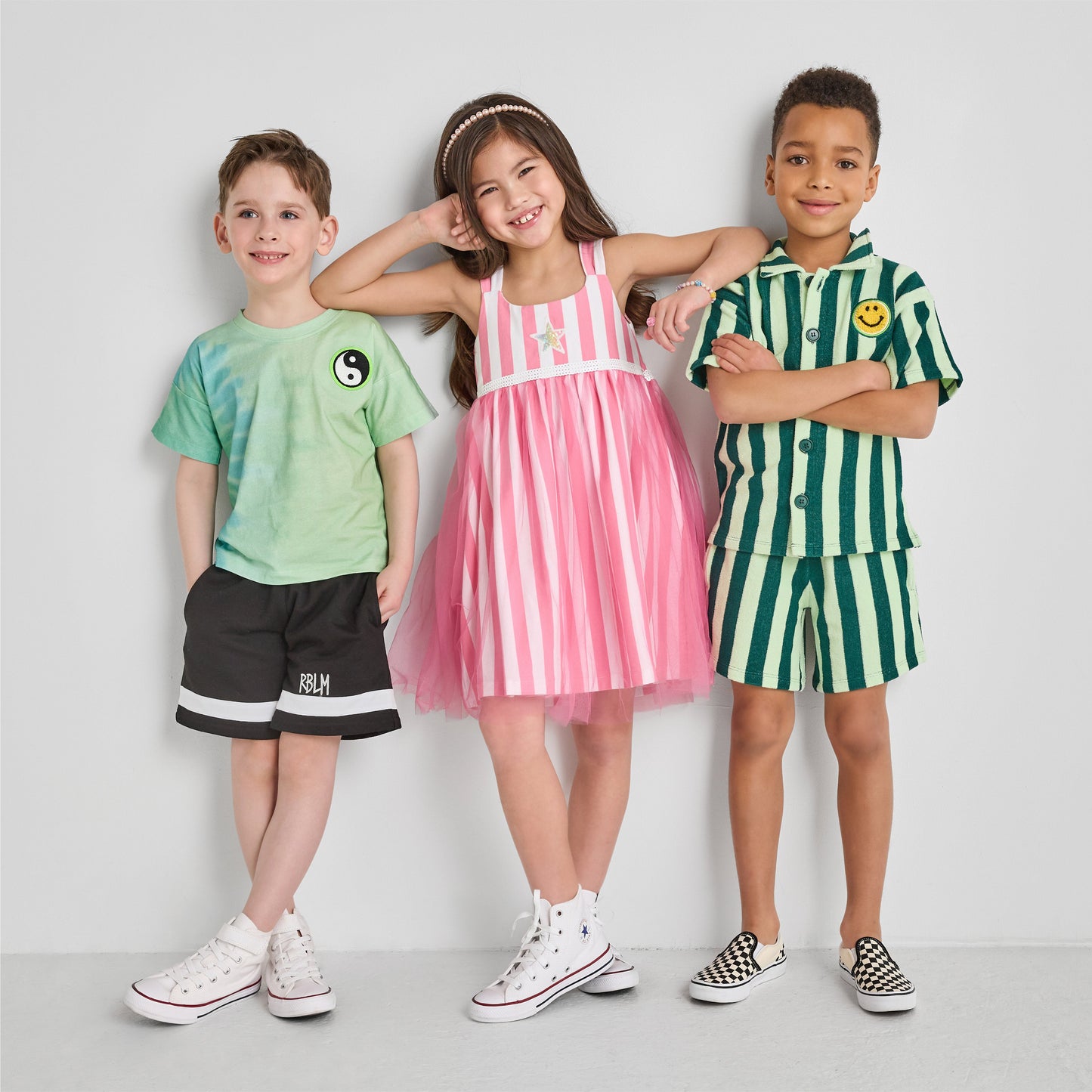 Organic Cotton T-Shirt - Green Tie-Dye Yin Yang