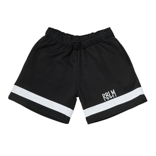 Organic Cotton Black Striped Shorts