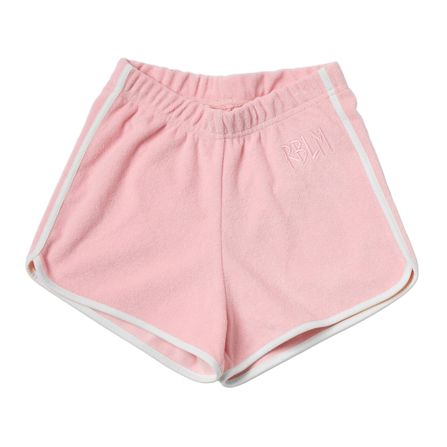 Organic Cotton Retro Terry Shorts - Pink