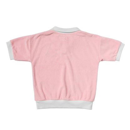 Organic Cotton Terry Polo - Watermelon