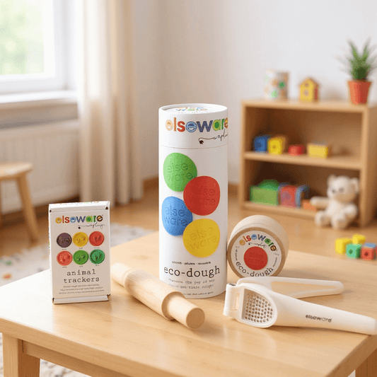 Sensory Play Bundle - Natural Eco-Dough & Tools