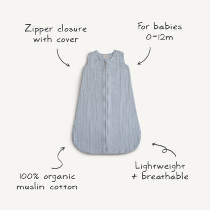 Mushie Organic Cotton Baby Sleep Bag