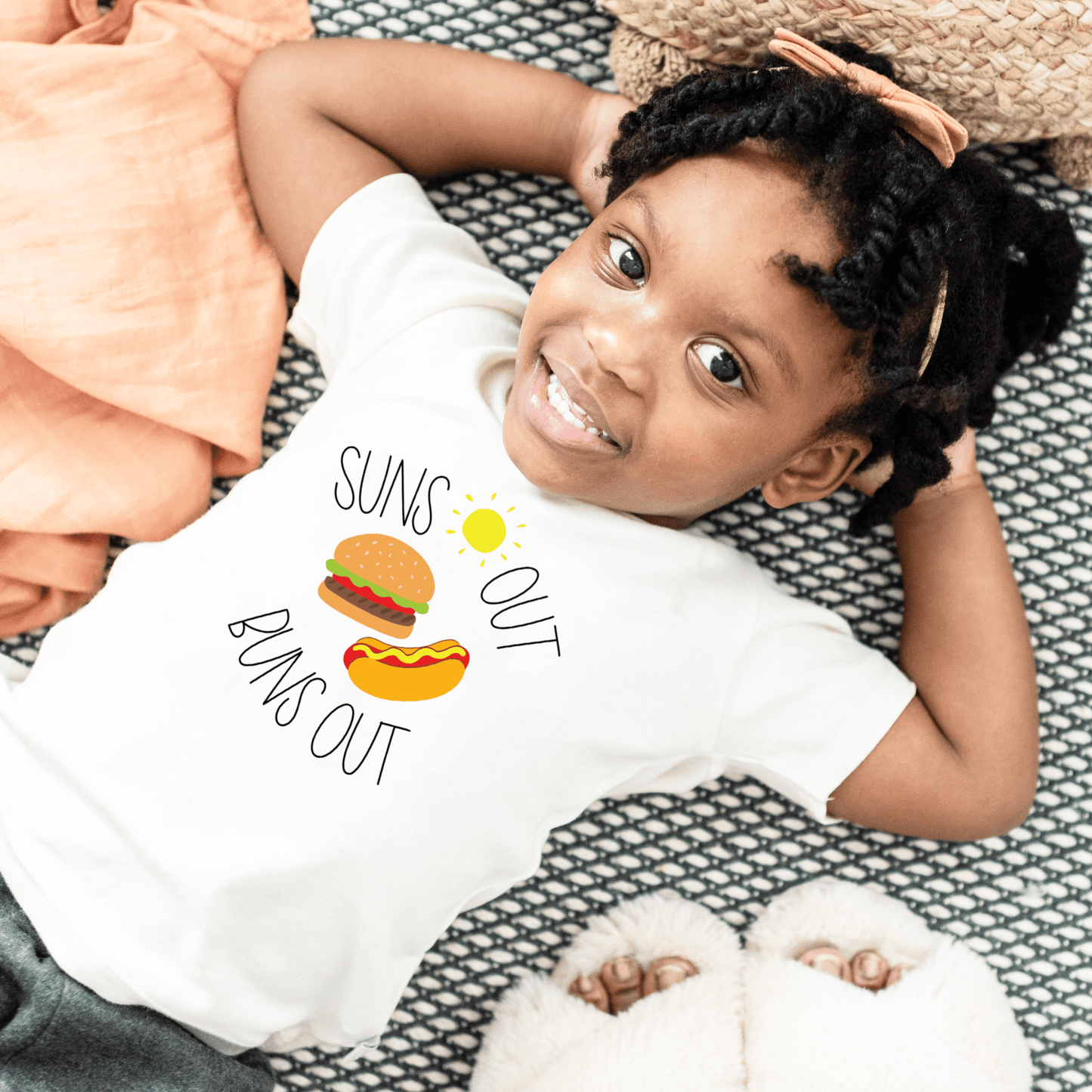 Organic Cotton Short Sleeved Tee - Suns Out Buns Out