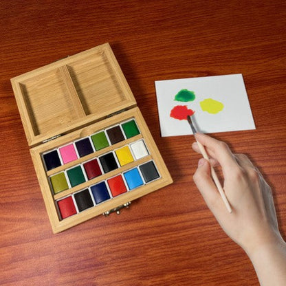 Watercolor Paint Set – 18 Pans