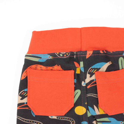 Toddler Print Joggers - Organic Cotton | Peace House Studio