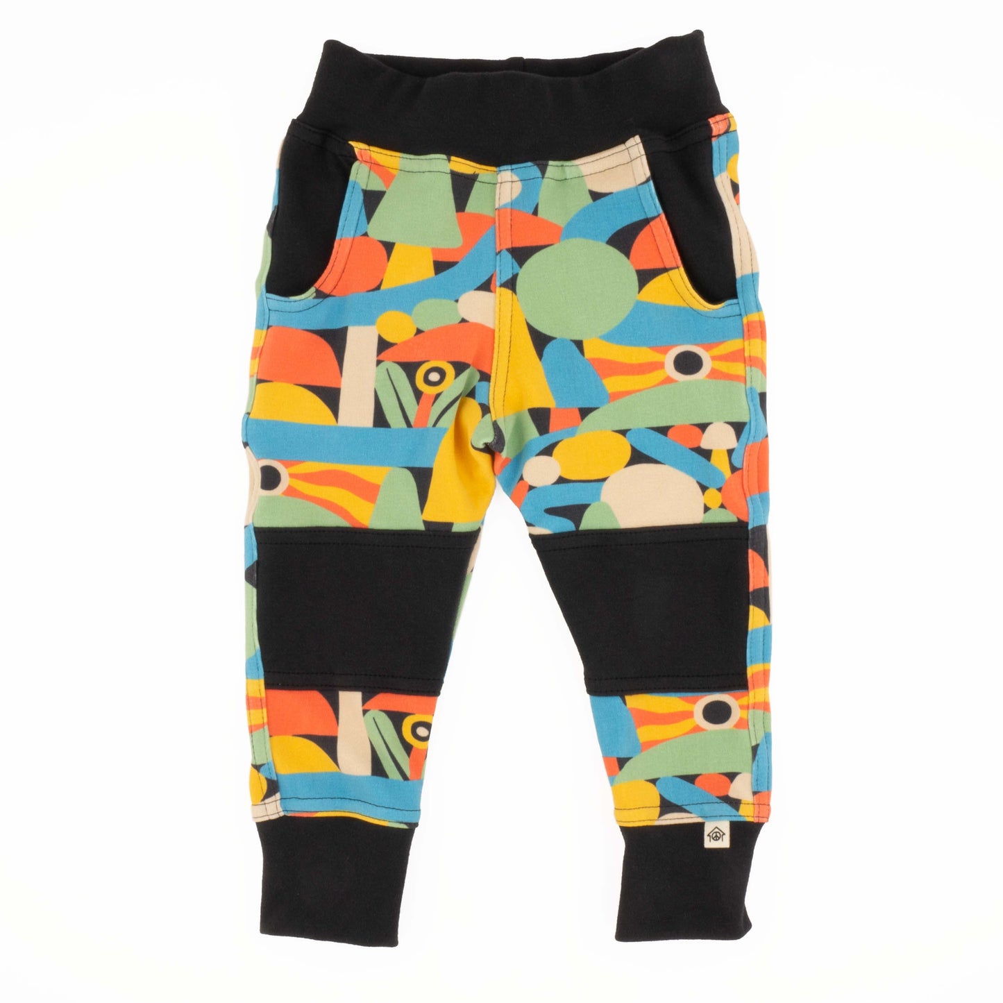 Toddler Print Joggers - Organic Cotton | Peace House Studio