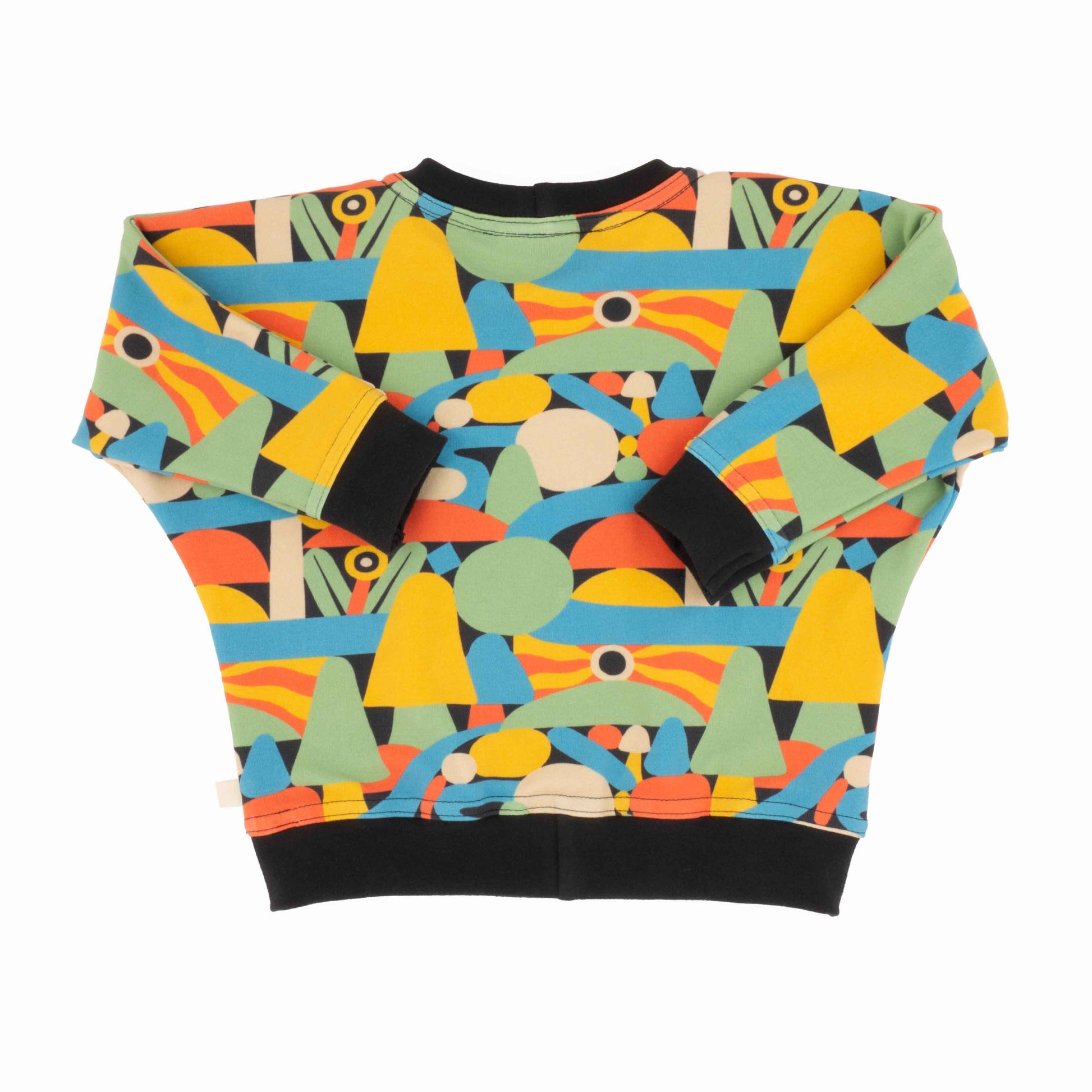 Toddler Print Sweatshirt - Organic Cotton | Peace House Studio