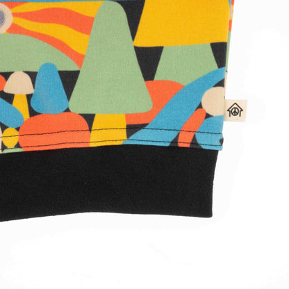 Toddler Print Sweatshirt - Organic Cotton | Peace House Studio