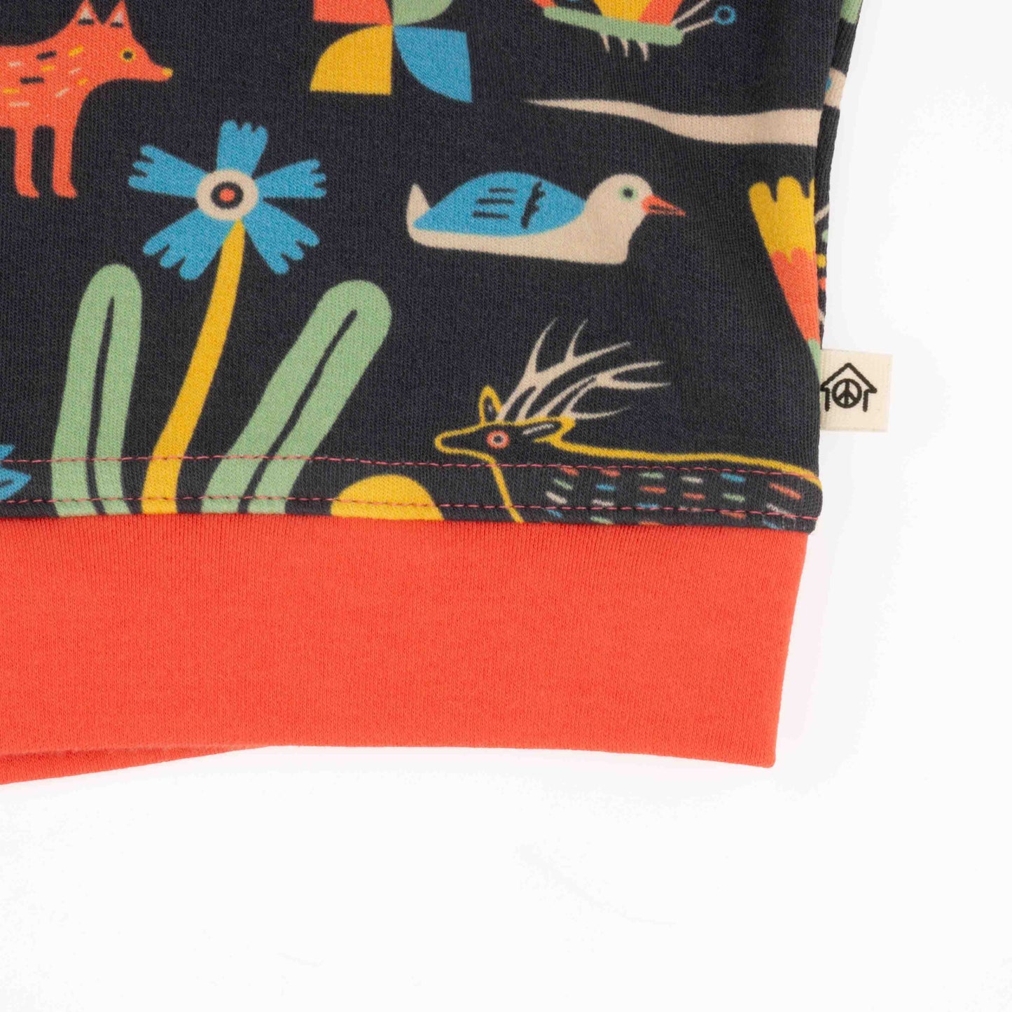 Toddler Print Sweatshirt - Organic Cotton | Peace House Studio