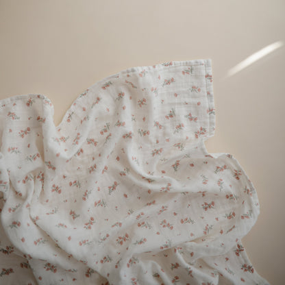 Muslin swaddle blanket, various colors*