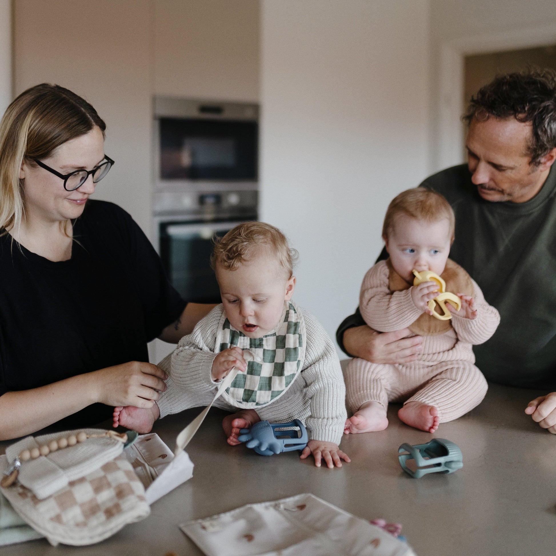 Organic Cotton Chunky Knit Baby Sweater | Mushie