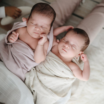 Muslin swaddle blanket, various colors*